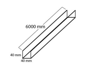 30x50x30x2,0 | Ceownik ocynkowany 30x50x30x2,0x6000 mm